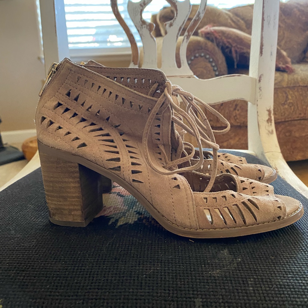 Vince Camuto Suede Strappy Ankle Booties